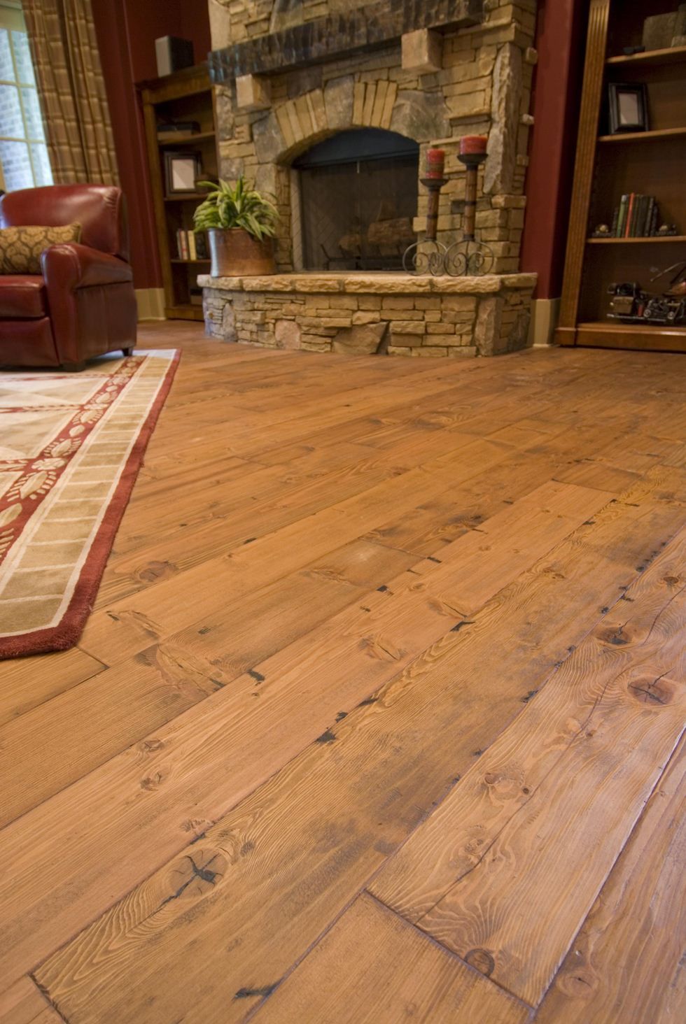 Rustic Hardwood Flooring Wide Plank