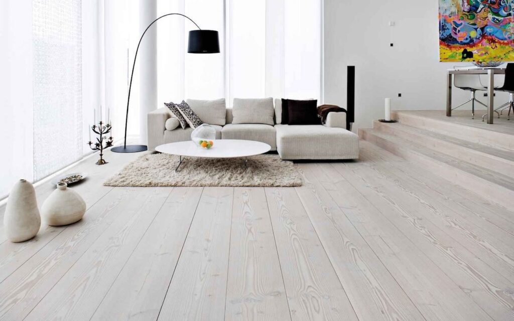 white laminate flooring ideas
