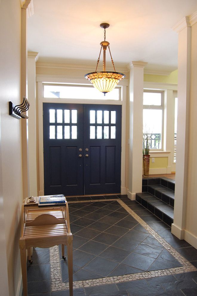 Pebble Tile Flooring Entryway