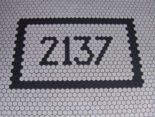 The House Number on the Flooring Entryway