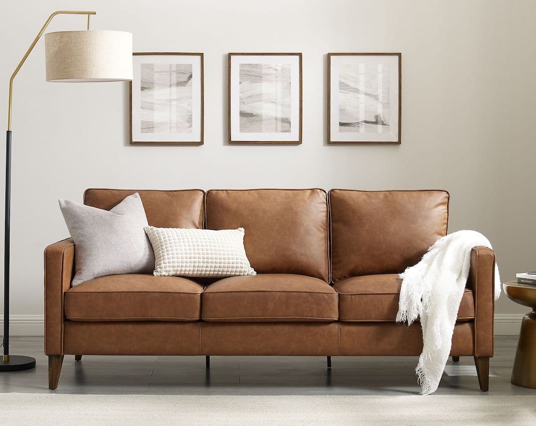 Leather VS Fabric Sofa